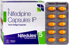 Nifedules 5 Capsule 10